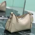 Prada Aimee Hobo Shoulder Bag (1BC280) - Travel-Inspired Bobo Silhouette, Textured Leather, 36×20×11cm #B59976