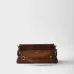 Prada Black Leather Shoulder Bag 1BC262 #B55653