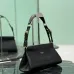 Prada Black Leather Shoulder Bag 1BC262 #B55653