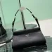 Prada Black Leather Shoulder Bag 1BC262 #B55653