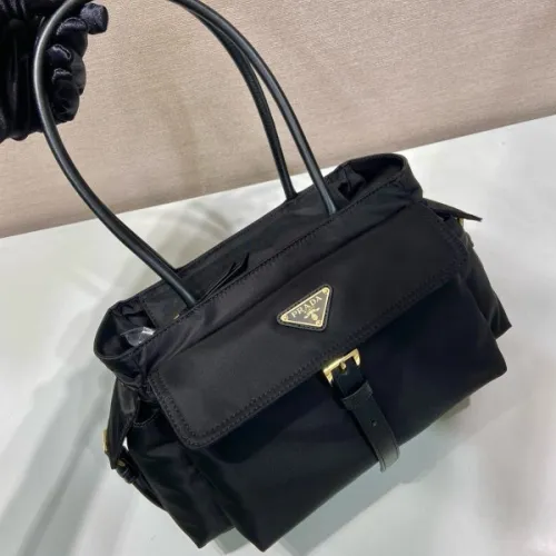 Prada Black Nylon Tote Bag 1BG596 #B55655