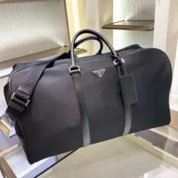 Prada Black Travel Duffle Bag 208 #B55654