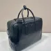 Prada Briefcase Attache case Business Bag Leather Navy #B50878
