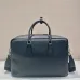 Prada Briefcase Attache case Business Bag Leather Navy #B50878