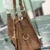 Prada Brown Suede Handbag 1BG580  #B55240