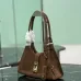 Prada Brown Suede Handbag 1BG580  #B55240