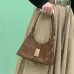 Prada Brown Suede Handbag 1BG580  #B55240