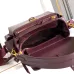 Prada Cahier Messenger Bag (2 Colors) – Burgundy/Black Leather with Gold-Tone Triangle Logo & Buckle Hardware #B59175