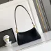 Prada Cleo Shoulder Bag (4 Colors) – Brown/Navy/Black/White Saffiano Leather with Gold-Tone Chain Strap #B59172