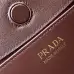 Prada Cleo Shoulder Bag (4 Colors) – Brown/Navy/Black/White Saffiano Leather with Gold-Tone Chain Strap #B59172