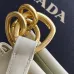 Prada Cleo Shoulder Bag (4 Colors) – Brown/Navy/Black/White Saffiano Leather with Gold-Tone Chain Strap #B59172