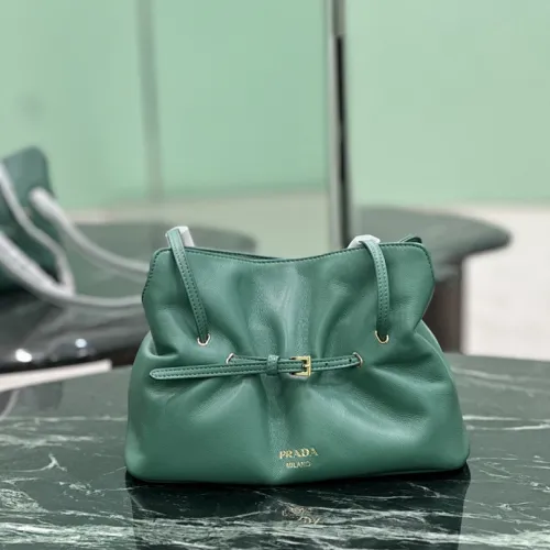 Prada Cloud Bag (1BG586) - Dada Tote, Lambskin Leather, Gold Logo, Drawstring Closure, 25×17.5×11.5cm #B59974