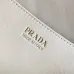Prada Diagramme Shoulder Bag (3 Colors) – Red/White/Black Leather with Gold-Tone Chain Strap & Branding #B59174
