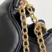 Prada Diagramme Shoulder Bag (3 Colors) – Red/White/Black Leather with Gold-Tone Chain Strap & Branding #B59174