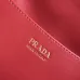 Prada Diagramme Shoulder Bag (3 Colors) – Red/White/Black Leather with Gold-Tone Chain Strap & Branding #B59174