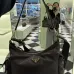 Prada Galleria Soft Shoulder Bag (2 Colors) – Burgundy/Black Leather with Gold-Tone Triangle Logo & Convertible Strap #B59176