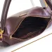 Prada Galleria Soft Shoulder Bag (2 Colors) – Burgundy/Black Leather with Gold-Tone Triangle Logo & Convertible Strap #B59176