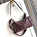 Prada Galleria Soft Shoulder Bag (2 Colors) – Burgundy/Black Leather with Gold-Tone Triangle Logo & Convertible Strap #B59176