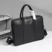 Prada Hammered leather satchel - Black - Men size:38×29×6cm #B53492