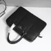 Prada Hammered leather satchel - Black - Men size:38×29×6cm #B53492