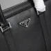 Prada Hammered leather satchel - Black - Men size:38×29×6cm #B53492