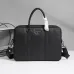 Prada Hammered leather satchel - Black - Men size:38×29×6cm #B53492