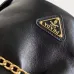 Prada Re-Edition Bucket Bag (4 Colors) – Red/Black/White/Brown Fabric with Gold-Tone Chain & Triangle Logo #B59173
