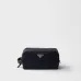 Prada Re-Nylon Pouch with Leather Trim 22x12.5x11cm #B63861