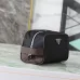 Prada Re-Nylon Pouch with Leather Trim 22x12.5x11cm #B63861