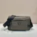 Coffee Prada Brique Saffiano leather bag size:28×17.5×10cm #B53491