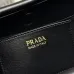 Prada 1BC261 2025 Autumn/Winter Retro Shoulder Bag - Black & White Top Version with Chain Detail #B59496