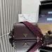 Prada 1BD314 Versatile Leather Crossbody Bag - Burgundy Top Version with Adjustable Logo Straps #B59494