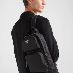 Prada AA+ Black Backpack #B40512