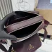 Prada BH082 Versatile Leather Tote Bag - Burgundy Top Version with Adjustable Logo Straps #B59492