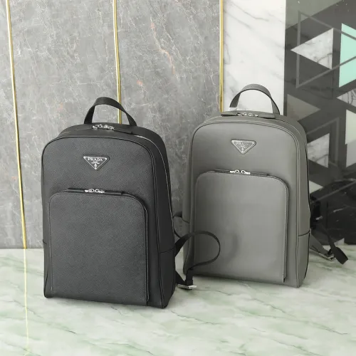 Prada Saffiano-leather Backpack #B50732