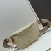 Prada Straw woven bag chest waist crossbody couple bag #B40521