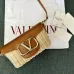 Valentino Loco VLOGO Flap Straw Shoulder Bag size:21×10×6cm #B53846