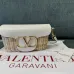 Valentino Loco VLOGO Flap Straw Shoulder Bag size:21×10×6cm #B53846