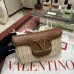 Valentino Loco VLOGO Flap Straw Shoulder Bag size:21×10×6cm #B53846