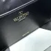 Valentino Loco VLOGO Flap Straw Shoulder Bag size:21×10×6cm #B53846