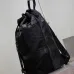 Yves Saint Laurent Black Nylon Drawstring Backpack With Leather Accents And Functional Design size:31×49×25 #B54268