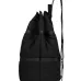 Yves Saint Laurent Black Nylon Drawstring Backpack With Leather Accents And Functional Design size:31×49×25 #B54268