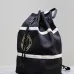 Yves Saint Laurent Rive Gauche Embroidered Drawstring Backpack With Contrast Stripes size:31×49×25 #B54269