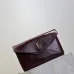 SAINT LAURENT Cassandra Envelope Clutch – Burgundy Smooth Leather with Gold YSL Logo (Detachable Chain Strap) #B58776