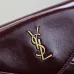 SAINT LAURENT Cassandre Envelope Chain Pouch – Hot Wine Lambskin Leather with Gold YSL Logo #B58752