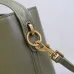 SAINT LAURENT Le 5 à 7 Small Bucket Bag – Olive Green Smooth Leather with Gold YSL Logo (Adjustable Crossbody Strap) #B58773