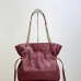 Saint Laurent 833948 Jamie 4.3 Large POCHON Bucket Bag - Burgundy Lambskin with Chain Strap #B59503