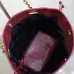 Saint Laurent 833948 Jamie 4.3 Large POCHON Bucket Bag - Burgundy Lambskin with Chain Strap #B59503