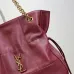 Saint Laurent 833948 Jamie 4.3 Large POCHON Bucket Bag - Burgundy Lambskin with Chain Strap #B59503