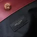 Saint Laurent 833948 Jamie 4.3 Large POCHON Bucket Bag - Burgundy Lambskin with Chain Strap #B59503